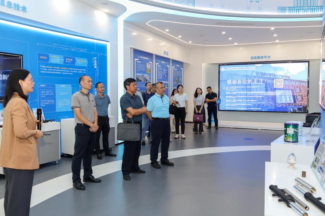 市“科技成果轉化”四大辦公室聯(lián)合督查調研組到蓬江調研.doc_1